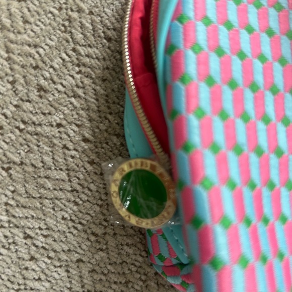 Pink and Blue Women's Bag - Picture 3 of 6